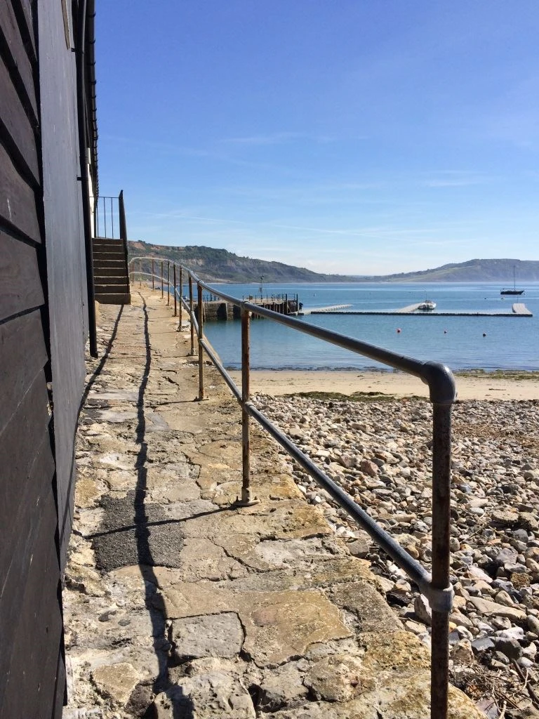 Pedestrian Barrier at Lyme Regis using Interclamp